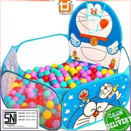 TENDA OFM-M7 1.2m Ball Pool Toy Children's Ball Bath Basket Tent + Basketball Hoop Birthday Gift