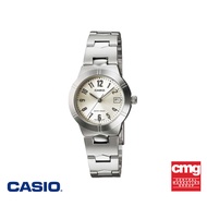 CASIO นาฬิกาข้อมือ CASIO รุ่น LTP-1241D-7A2DF วัสดุสเตนเลสสตีล สีขาว