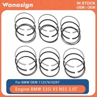 Engine Piston Rings Set Fit 3.0 T For BMW 535i 435i 335i M4 X5 F10 F30 F80 F32 E70 E71 N55 N55B30 3.