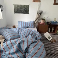 Bedding Set Striped Boys and Girls Twin Large Bedding Set Bedding Adult Fashion Bedding Set