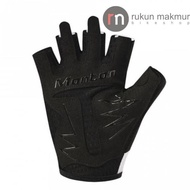 Monton Cycling Gloves Short Glove White Black - Cycling Gloves
