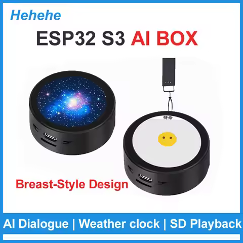 DeepSeek AI Voice Chat Robot BOX ESP32-S3 Development Board 1.28 inch Round LCD 1.28inch TouchScreen