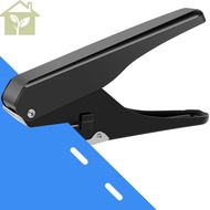 Slot Hole Punch Multifunctional Oval Hole Punch Metal ID Card Hand Puncher Handheld Hole Puncher  SH