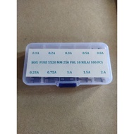 FUSE 5X30 MM BOX 100PCS 10 VALUES