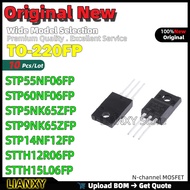 5pcs STP55NF06FP STP60NF06FP STP5NK65ZFP STP9NK65ZFP STP14NF12FP STTH12R06FP STTH15L06FP TO-220F Fie