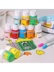 29ml/0.98oz Fabric Paint, Multiple ColorsColors Available -For Clothes Permanent, Professional Texti