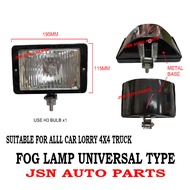 J106S13 SPOT LIGHT FOG LAMP USE H3 BUMPER LIGHT FOR CAR LORRY BUS TRAILER 195MM X 115MM