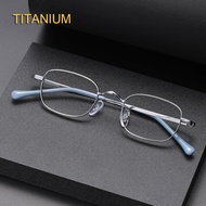 Wide Edge Ultralight Titanium Glasses frame for Women Men Small Square Frame Eyeglasses CK835