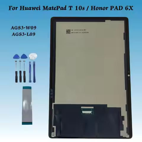 AAA For Huawei MatePad T 10s Honor Pad 6 X8 AGS3-L09 AGS3-W09 10.1" LCD Display Touch Screen Digitiz