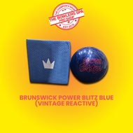 Brunswick Vintage Reactive Power Blitz Blue Bowling Ball 13lbs