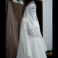 gaun pengantin muslimah gaun walimah wedding dress muslimah