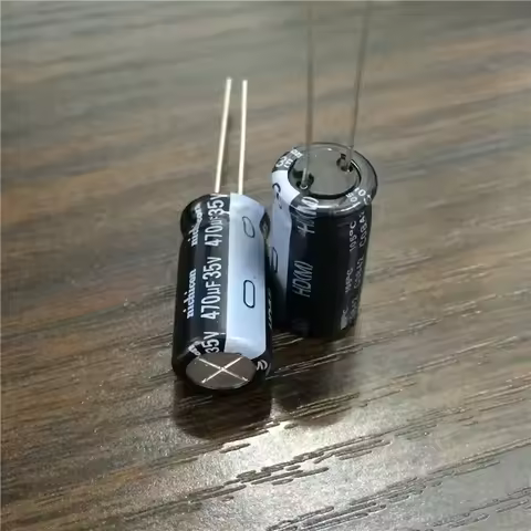 5pcs/50pcs 470uF/35V NICHICON HD Series 10x20mm Super Low Impedance 35V470uF Aluminum Electrolytic C
