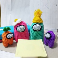 Among Us Crochet Amigurumi Keychain