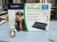Vosky Call Center USB*4、phone port*4、Skype 網路電話盒
