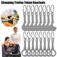 2/4/8Pcs Shopping Cart Tokens Trolley Token Keychain - for Supermarket Tokens - 2 in 1, Universal - 