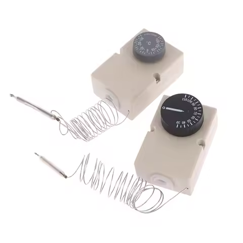 1 Pc For Electrical Device Knob Temperature Mechanical Switch Capillary Thermostat 50-300C 0-60C 0-5