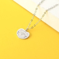 白爛貓卡片銀飾系列-LanLanCat感謝有你純銀項鍊