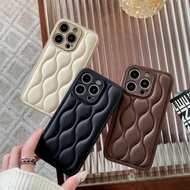 Wavy Puffy Case iPhone 11 12 13 14 15 Pro Max