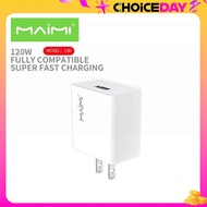 Maimi หัวชาร์จ 120W (รุ่นC80) ชาร์จเร็ว หัวชาร์จUSB 1พอร์ท อะแดปเตอร์ ปลั๊กชาร์จ ของแท้ 100%