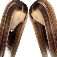 Promo Wig Asli Untuk Wanita Rambut Manusia, Wig Lurus Panjang Lurus Mo