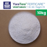 [10kg] Baja Yara YaraTera Ferticare Vegetables 7-10-30-7MgO+TE