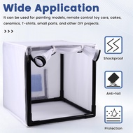 DIY Projects Tool-15 Inch Portable Airbrush Paint Sprays Boothwith Filter& Curtain