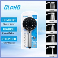 [ORIGINAL] ALPHA GEN 12 SHOWER HEAD CHROME for ALL ALPHA Instant Water Heater