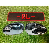 BMW E81 E87 E82 E88 E46 E90 E91 E92 E93 1 3 series side mirror blue lens cover bodykit body kit