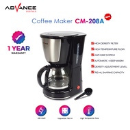 Coffee Maker Advance CM208A 750Ml Mesin Pembuat Kopi Elektrik Garansi resmi advance 1 tahun