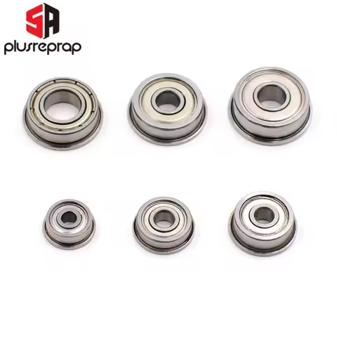 10PCS Flange Ball Bearings F623zz F624zz F625zz F604zz F606zz F688zz for 3D Printers Parts Deep Groo