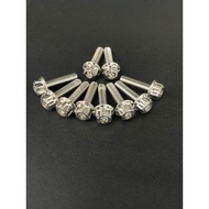 Salayza Screw Head 8li3 Cotton Model D3 Innox 304 Mounted in Many Positions on Motorcycles