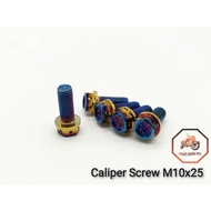 Universal Caliper Screw Titanium M10x25 (1PC)