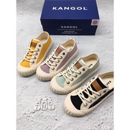&lt; TNT Sports Square &gt; KANGOL Female Kangaroo Korean Version Contrast Color Street Fashion Biscuit Shoes Canvas 6052200323