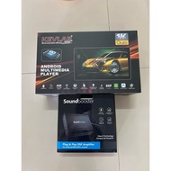 3 9 Inches Android Ram 4 Rom 32 1K CarPlay Screen With 4ch Amplifier As Shown In The Picture.