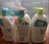 Pure essentials沐浴乳/沐浴露套裝（山羊奶＋玫瑰＋蘆薈）