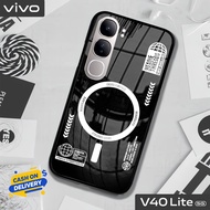 VIVO V40 LITE Glass Softcase - V40 LITE Mobile Phone Case [T124].