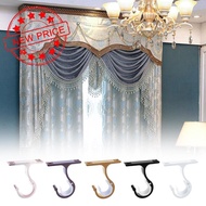 Roman Rod Bracket Curtain Rod Accessories Thickened Mounted Top Load-bearing Curtain Side T4U4