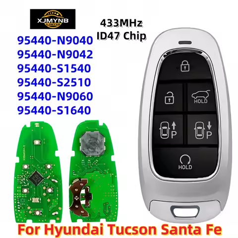 XJMYNB 433MHz ID47 Chip Smart Car Key For Hyundai Tucson Santa Fe 95440-N9040/N9042 95440-N9060 9544