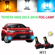 TOYOTA VIOS 2013-2018 (FOG Lamp) H11 LED Light Car FOG Lamp Auto FOG Lamp 6000k White yellow Light H