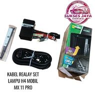 H4 MX 11 PRO LAMP RELAY CABLE SET H4 HEAD LAMP RELAY CABLE SET