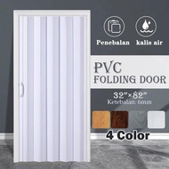 PVC Folding Door Toilet Door Room Divider Pintu Tandas Lipat PVC