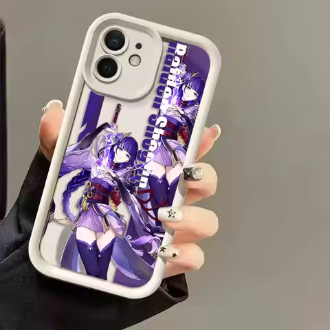 Genshin Impact Miko Xiao Cover Phone Case For Realme 7 8 8I 9 11 12 13 14 15 C35 C53 C55 C63 C65 C71