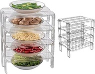 Raksonic Refrigerator Interior Shelves, Easy to Organize, Space Saving, Durable Design, Suitable for