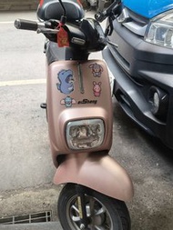 售 二手微型電動二輪車 TSV37 玫瑰金 不需駕照 媽媽買菜車 接送小孩車 上下學