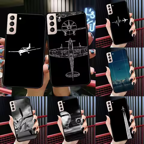 Airplane Aircraft Case For Samsung Galaxy J7 J5 J1 J3 2016 A3 A5 2017 A6 A7 A8 A9 J8 2018 J4 J6 Plus