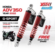 โช้คอัพโหลด YSS G-SPORT Smooth สำหรับ HONDA ADV 350 ปี 2022 ขึ้นไป มีให้เลือกทั้งรุ่นความสูงเดิมและร