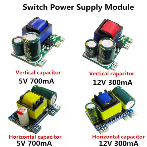 AC-DC 5V 700mA 12V 300mA 3W / 3.5W/ 4W Isolated Switch Power Supply Module 220V to 5V/12V Buck Conve