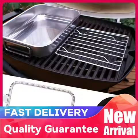 Stainless Steel Burner Tube with Screws Straight Burner Tube Rust-Proof Anti-corrosion for Weber Q30