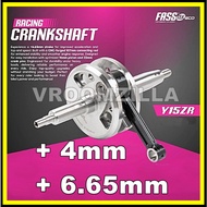 FASSTEK ECO CRANKSHAFT CNC Y15ZR Y16ZR JET +6.65mm Rod 107L +4.0mm Rod 103L Y15 Y16 JACKROD ikk