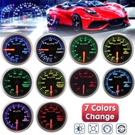 2'' 52mm Car Gauge Turbo Boost Oil Pressure BAR/PSI Oil/Water Temperature Meter Transmission Tempera